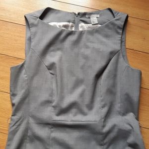 H&M gray mini dress, professional and lightweight, size large